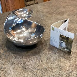 Beatriz Ball Silver Decorative Bowl